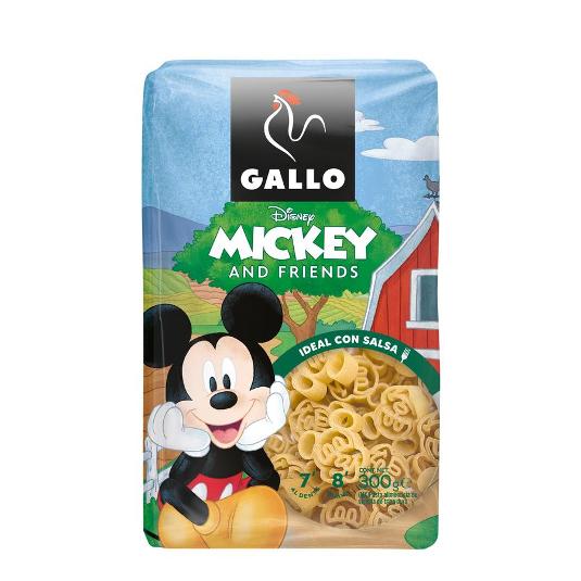 PASTA INFANTIL DISNEY MICKEY GALLO PQTE 300 GR