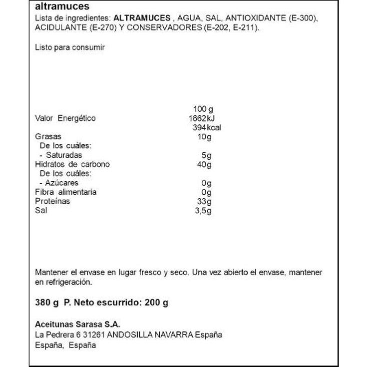 ALTRAMUCES SPAR TRRNA 380 GR