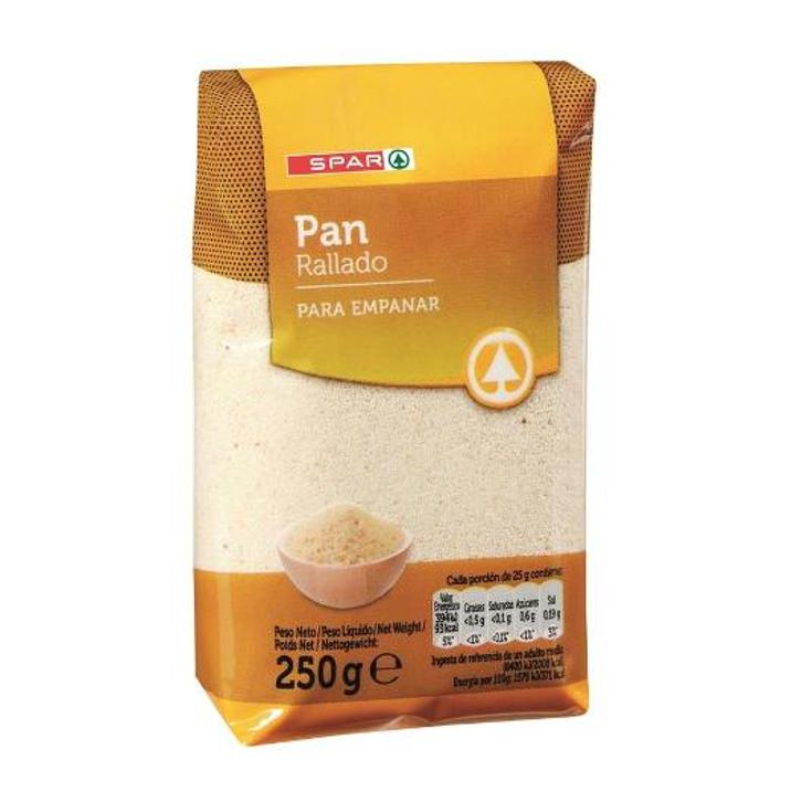 PAN RALLADO SPAR PQTE 250 GR