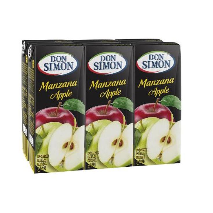 ZUMO MINI MANZANA 6X200ML. DON SIMON PACK 1200 ML