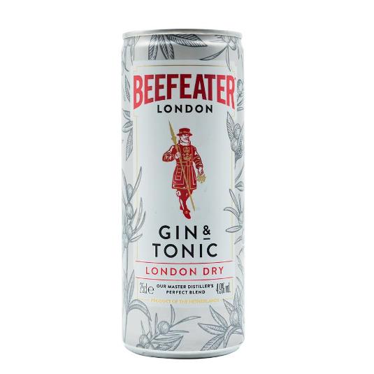 COMBINADO GIN TONIC 4,9º BEEFEATER LATA 25 CL