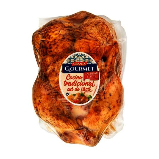 POLLO ASADO ENTERO GRANJA GOURM UNIDAD 1150 GR