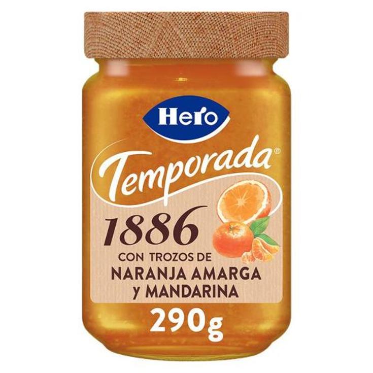 MERMELADA TEMPOR. NJA/MAND.1886 HERO FRASCO 290 GR