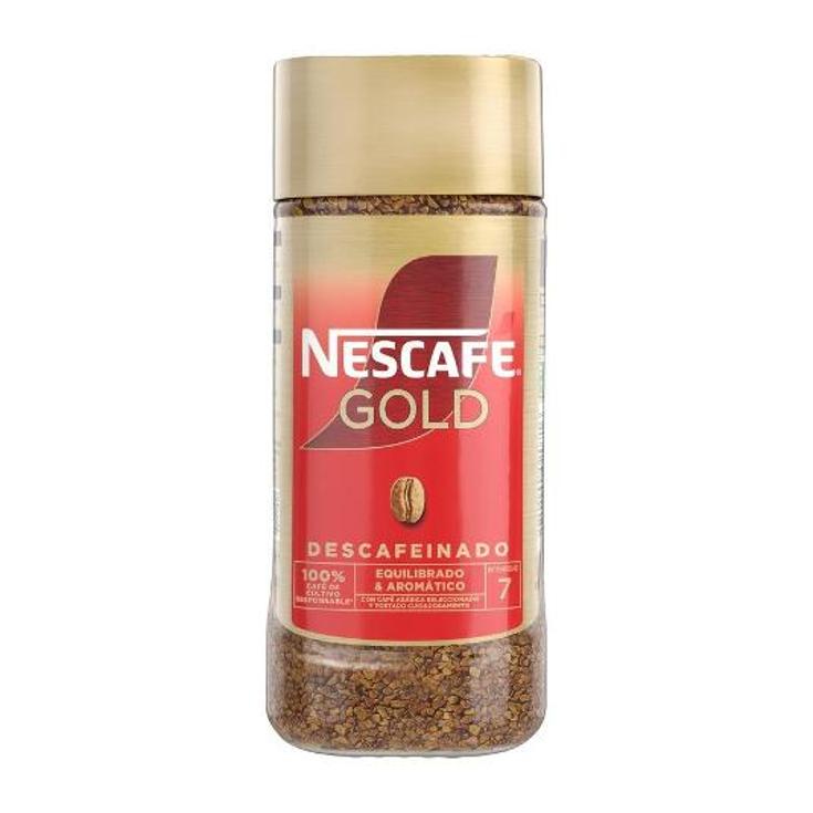 CAFE SOLUBLE DESCAFEINADO GOLD NESCAFE FRASCO 100 GR