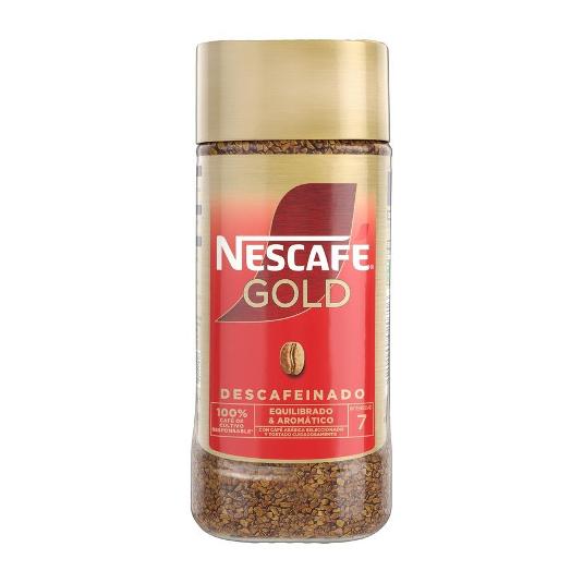 CAFE SOLUBLE DESCAFEINADO GOLD NESCAFE FRASCO 100 GR