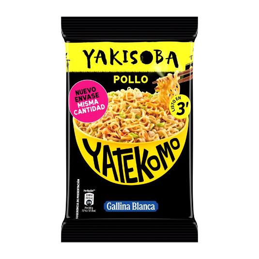 YAKISOBA POLLO YATEKOMO SOBRE 93 GR