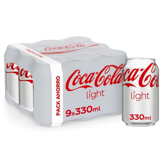 COCA COLA LIGHT 9X33 CL. COCA COLA PACK 297 ML