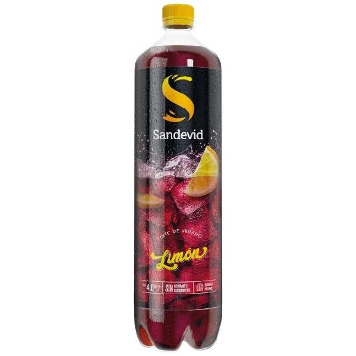 TINTO DE VERANO LIMON 4,2º SANDEVID PET 1500 ML