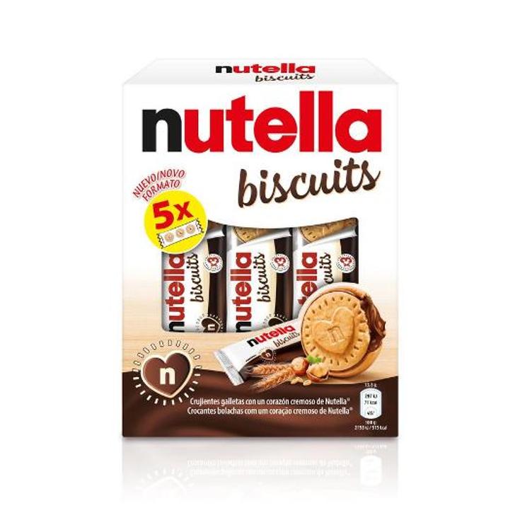 GALLETA RELL.CHOCOLATE T.3X5 NUTELLA PQTE 207 GR