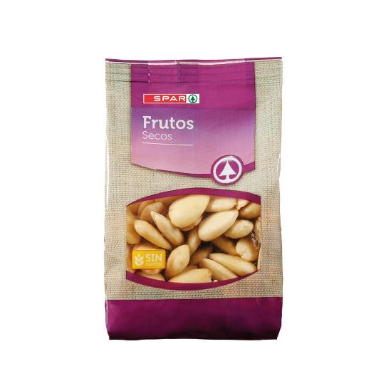 ALMENDRA CRUDA REPELADA SPAR BOLSA 125 GR