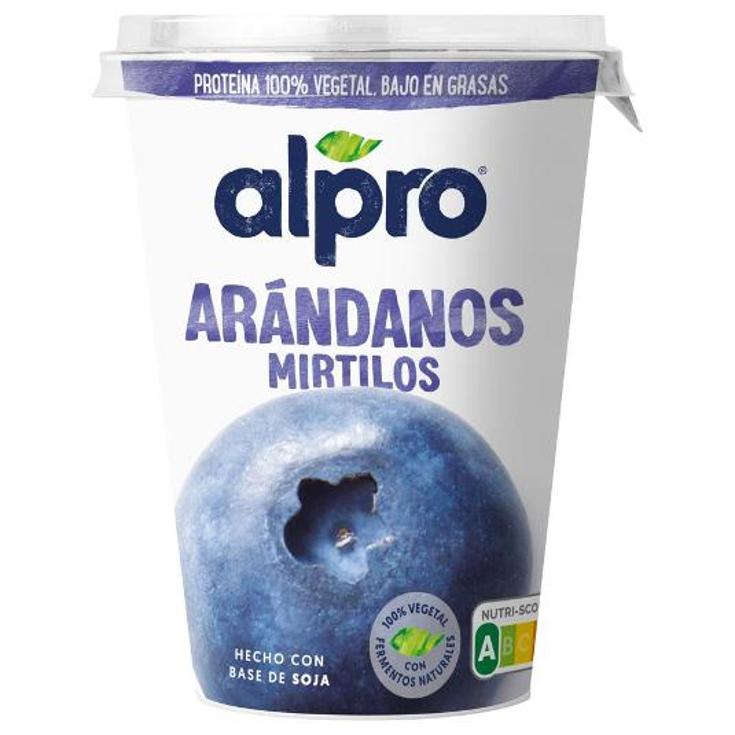 YOGUR VEGETAL NAT.SOJA ARANDANO ALPRO UNIDAD 400 GR