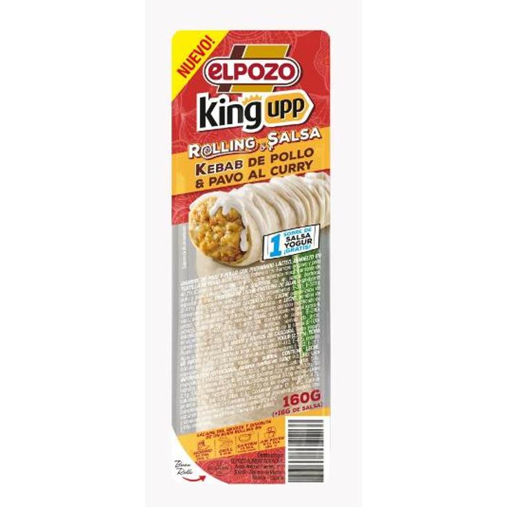 KEBAB POLLO PAVO AL CURRY ELPOZO UNIDAD 160 GR