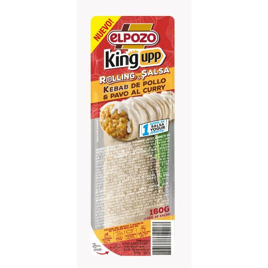 KEBAB POLLO PAVO AL CURRY ELPOZO UNIDAD 160 GR