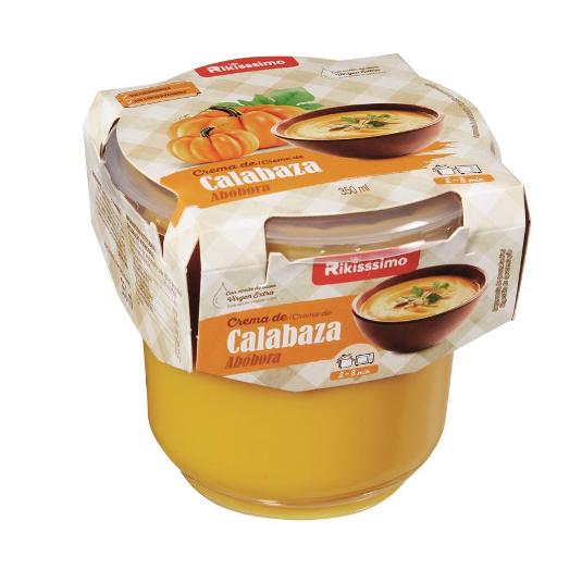 CREMA CALABAZA REFRIGERADA RIKISSSIMO TRRNA 350 ML