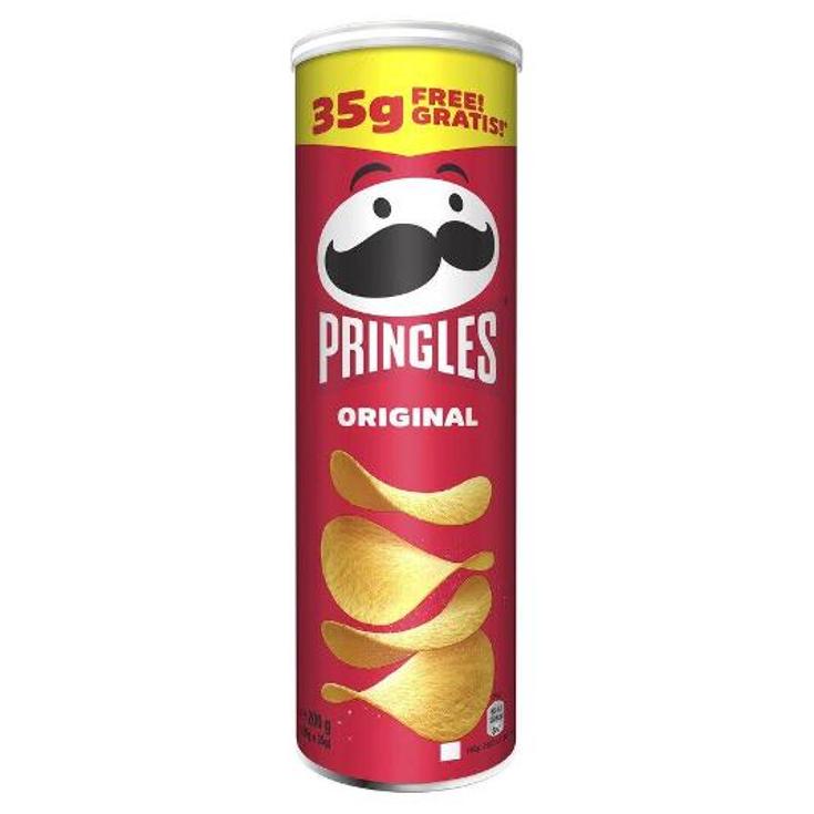 SNACK ORIGINAL 165 PRINGLES BOTE 165 GR