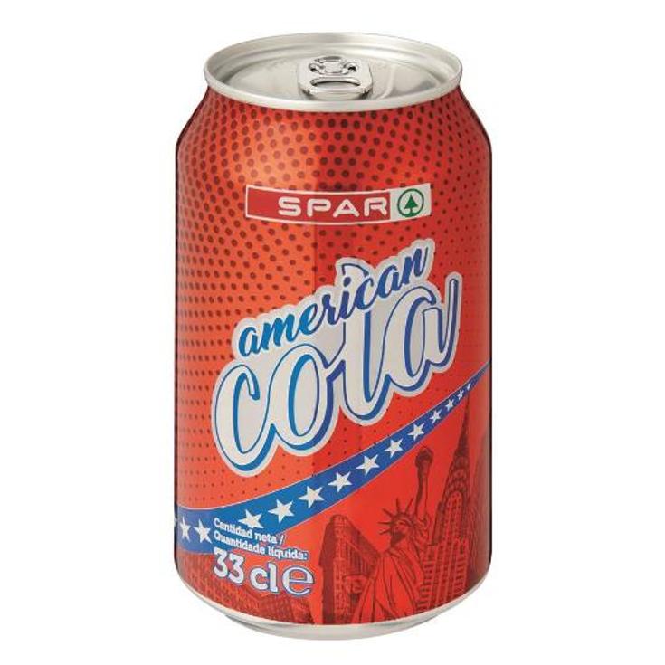 REFRESCO COLA AMERICAN SPAR LATA 33 CL