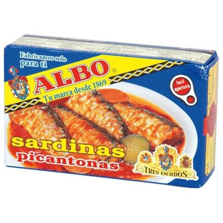 SARDINAS PICANTONA 3 ESCUDOS. ALBO LATA 85 GR