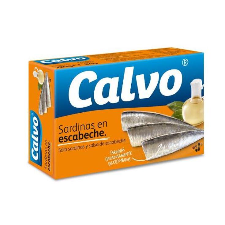 SARDINAS ESCABECHE F/A. CALVO LATA 84 GR