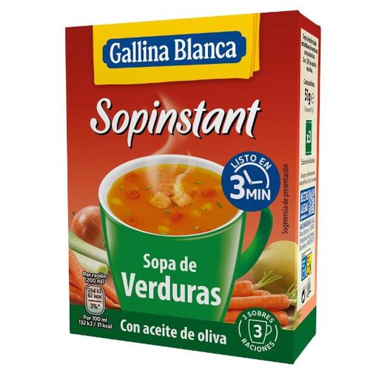 SOPINSTANT VERDURAS G.BLANCA PQTE 60 GR