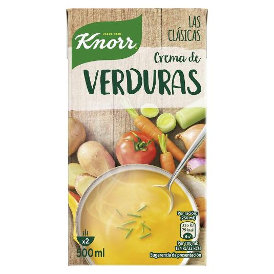 CREMA VERDURAS KNORR BRIK 500 ML