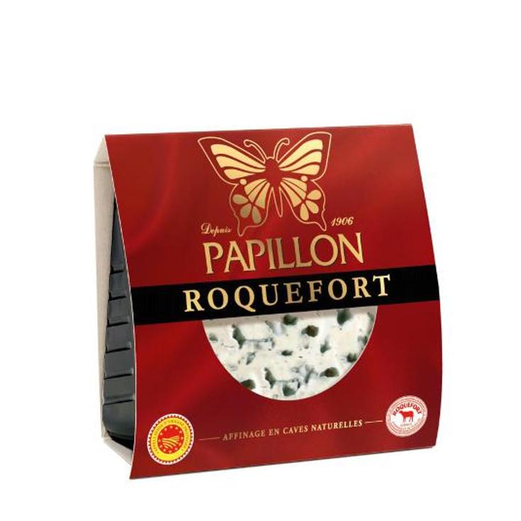 QUESO ROQUEFORT CUÑA PAPILLON UNIDAD 100 GR