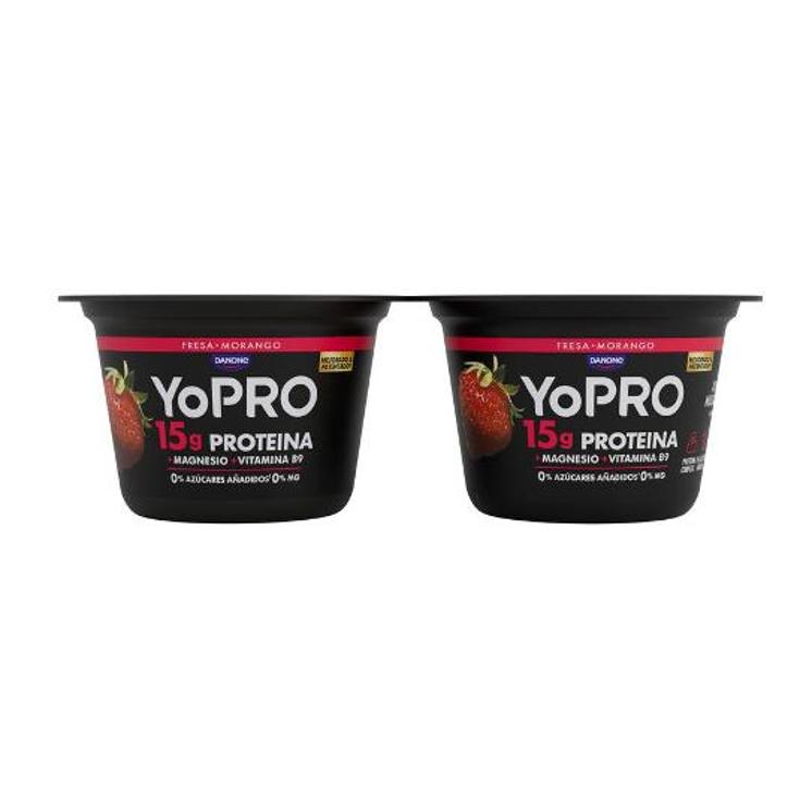 YOGUR PROTEINA FRESA YOPRO X2 DANONE PACK 320 GR