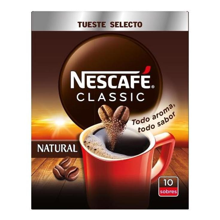 CAFE SOLUBLE NORMAL 10U. NESCAFE PQTE 20 GR