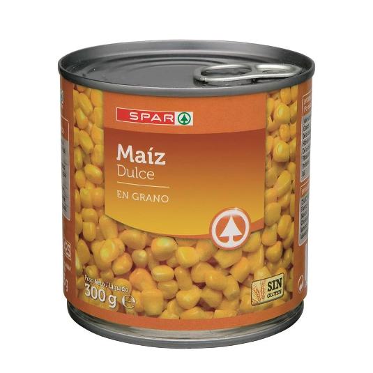 MAIZ DULCE SPAR BOTE 285 GR