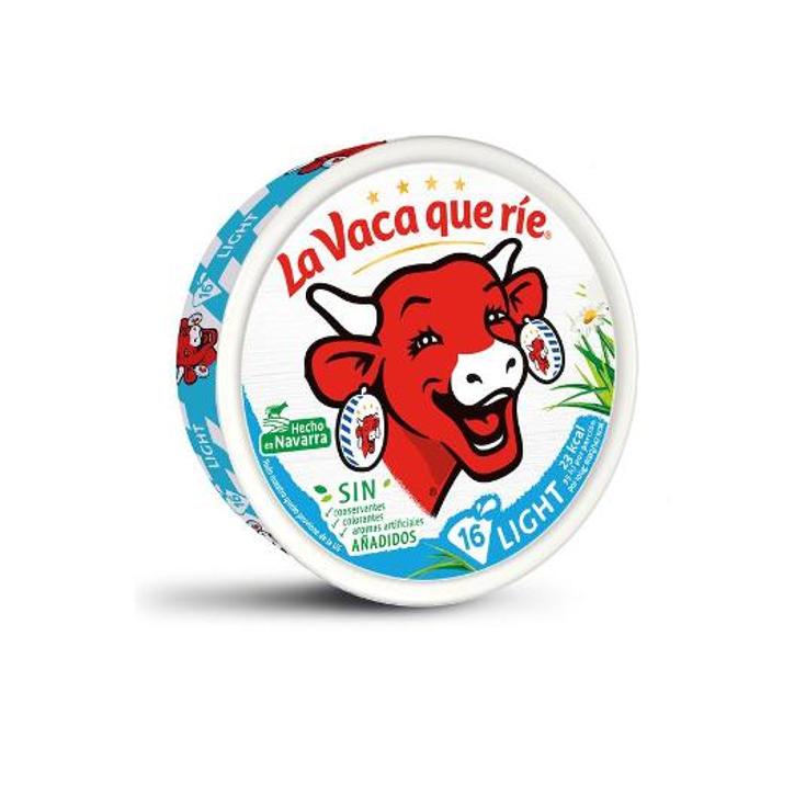 QUESO PORCIONES LIGHT 16 UDS VACA QUE RIE PQTE 250 GR