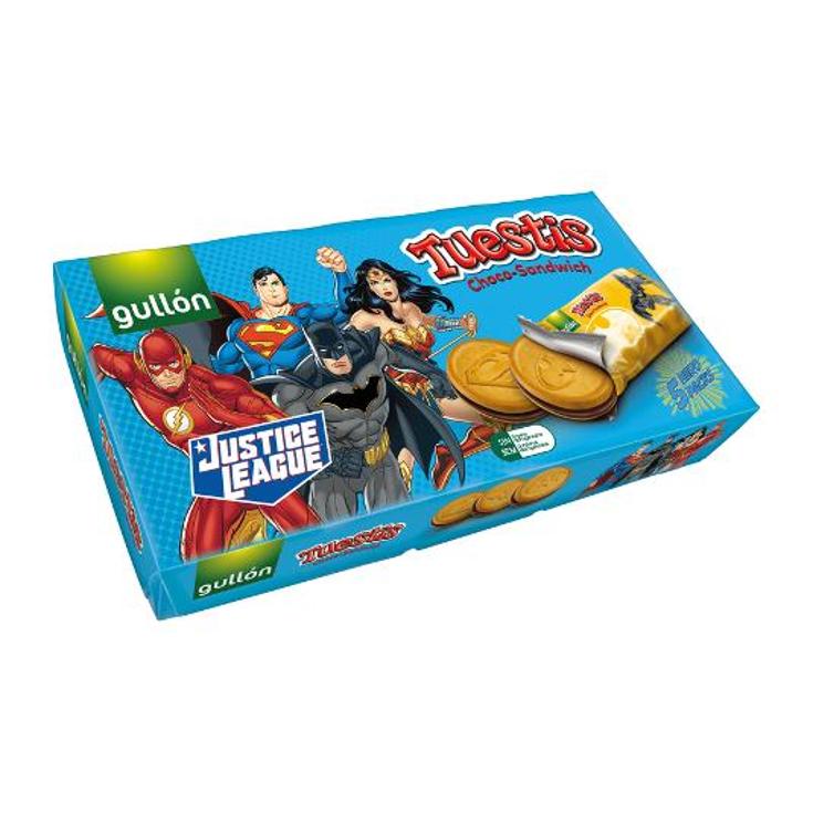 GALLETAS RELL.CHOCOSANDW.HEROES GULLON CAJA 220 GR