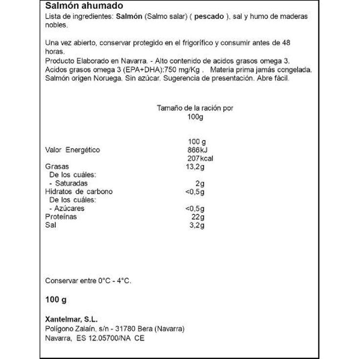 SALMON AHUMADO TRADICIONAL 2X50 MARTIKO PACK 100 GR