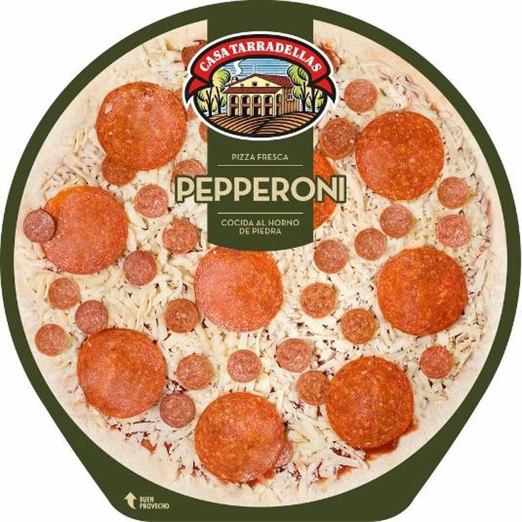 PIZZA FRESCA PEPPERONI TARRADELLAS UNIDAD 400 GR