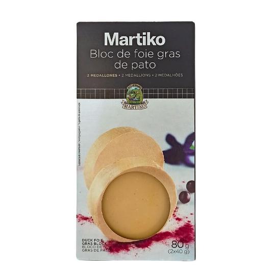 BLOC DE FOIE GRAS PATO 2X40 MARTIKO PACK 80 GR