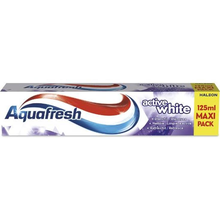 DENTIFRICO ACTIVE WHITE AQUAFRESH TUBO 125 ML