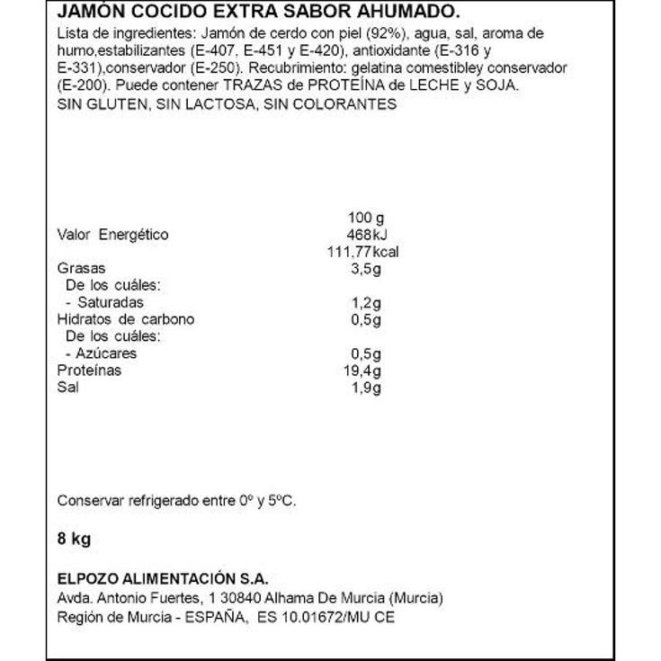 JAMON COCIDO EXTRA DUROC 1954 ELPOZO