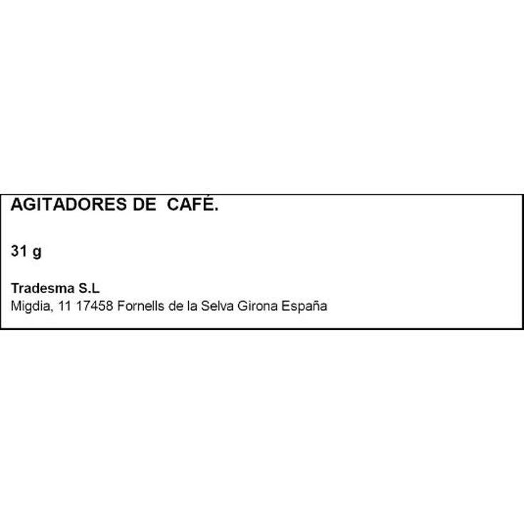 AGITADORES CAFE PACK 50 UD