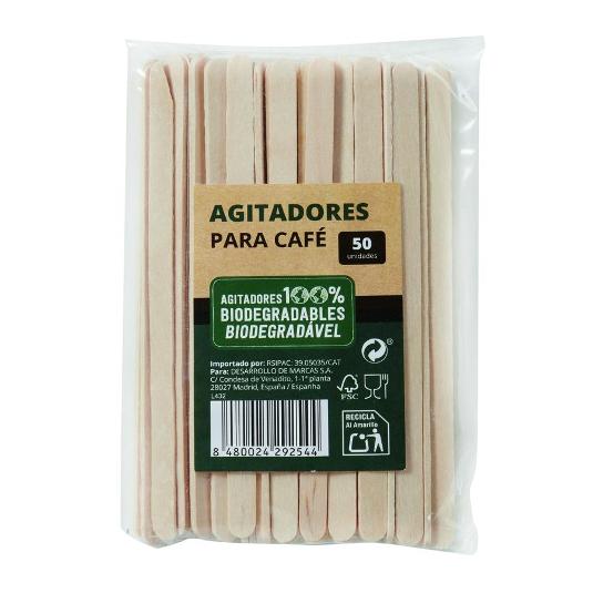 AGITADORES CAFE PACK 50 UD