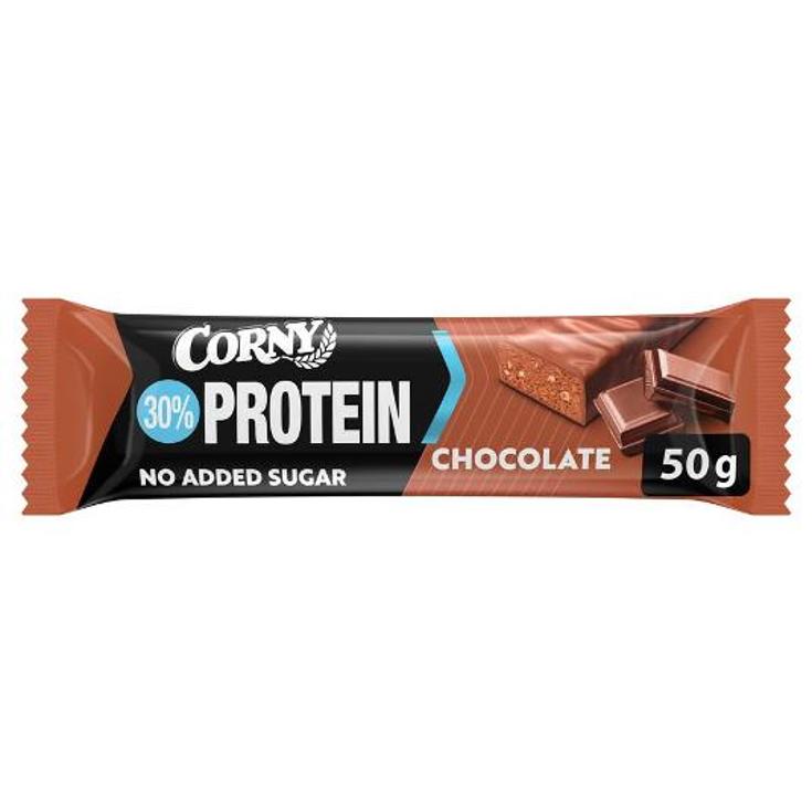 BARRITA PROTEIN CHOCO S/AZ AÑAD CORNY PQTE 50 GR