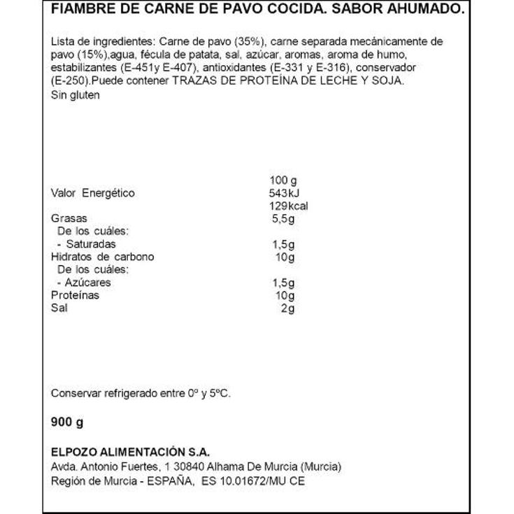 PAVO MAXI RICURA ELPOZO UNIDAD 900 GR