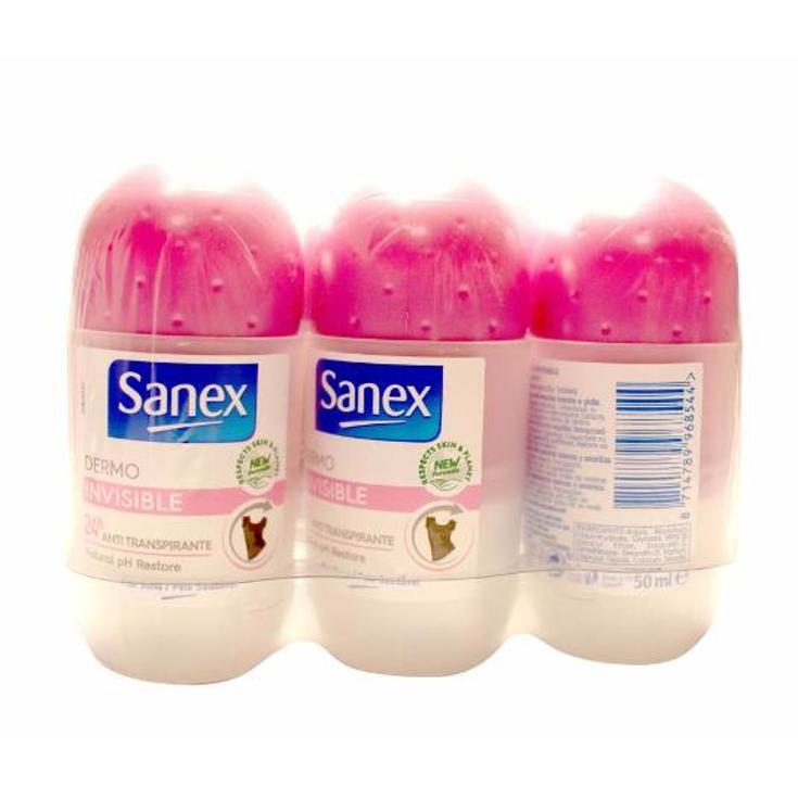 DESODORANTE INVISIBLE SANEX ROLON 50 ML