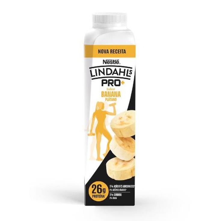 YOGUR LIQUIDO PROTEINAS BANANA LINDAHLS BTLLA 330 ML