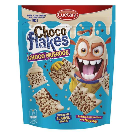 GALLETAS MINI CHOCOBLANCO MUERD CUETARA PQTE 87 GR