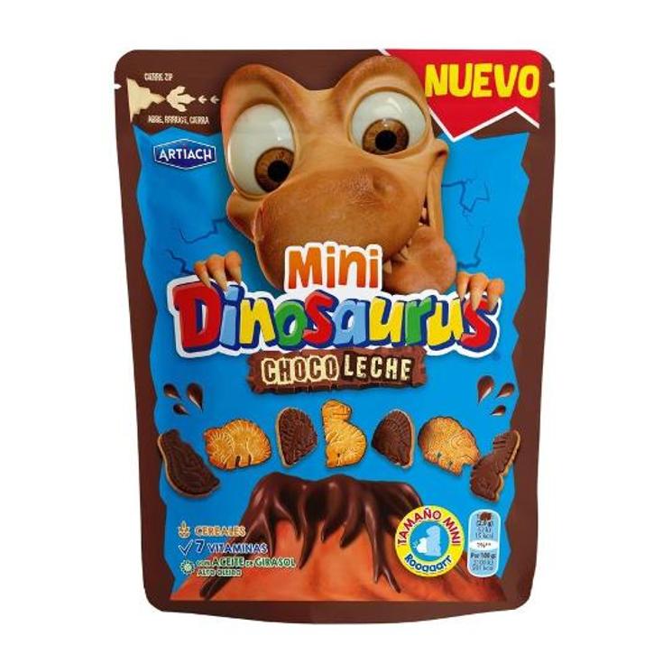 GALLETAS MINI DINOSAURUS CHOCO ARTIACH PQTE 120 GR