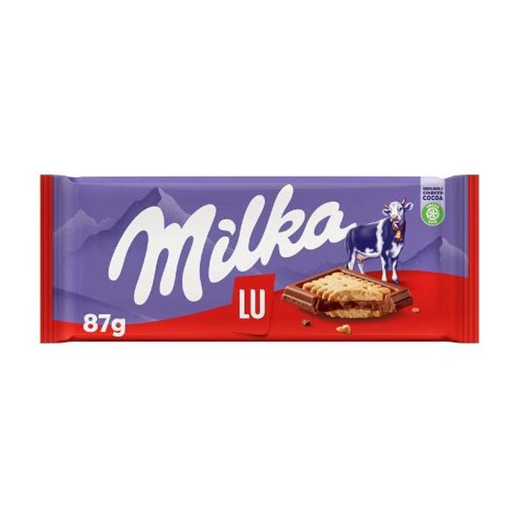 CHOCOLATE LU MILKA PTLLA 87 GR