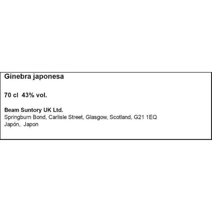 GINEBRA JAPONESA 43º ROKU BTLLA 70 CL