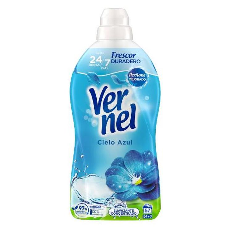 SUAVIZANTE CONC.CIELO AZUL 54+3 VERNEL BTLLA 54 LA