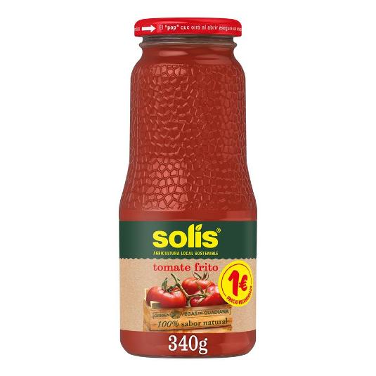 TOMATE FRITO (PVP 1 ) SOLIS FRASCO 340 GR