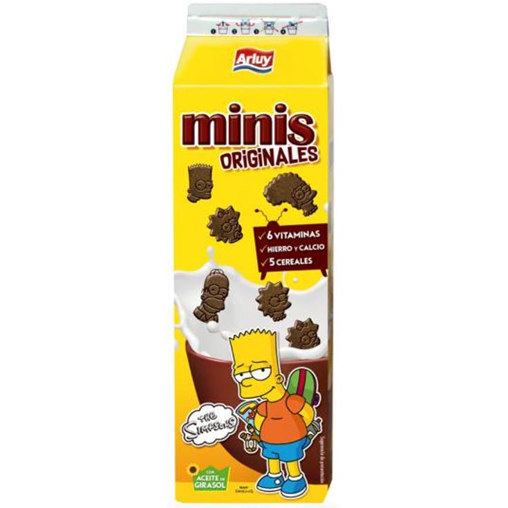 GALLETAS MINI SIMPSON CHOC. ARLUY PQTE 275 GR