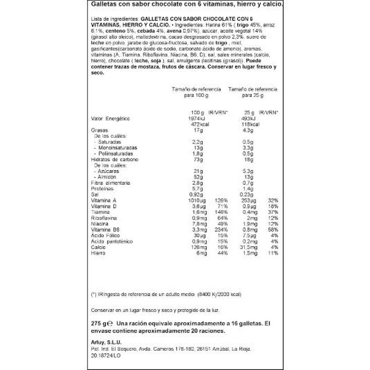 GALLETAS MINI SIMPSON CHOC. ARLUY PQTE 275 GR