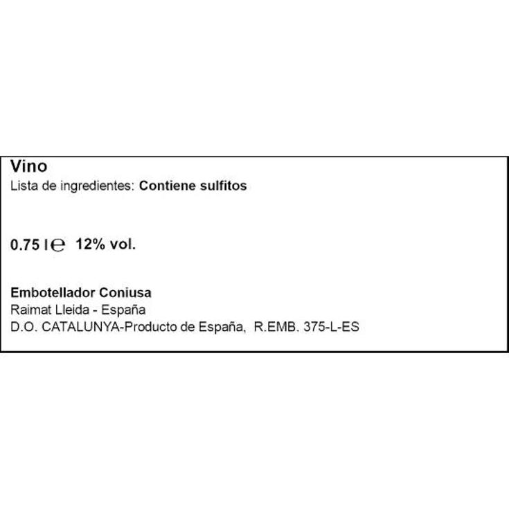 VINO BLANCO PENEDES EXT.SEC 12º BACH BTLLA 75 CL